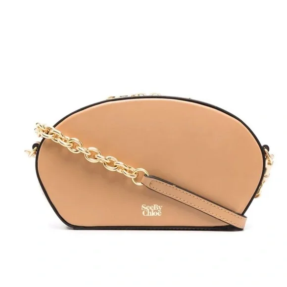 See by Chloe Shell Leather Shoulder Bag